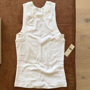 White Anthropologie Pilcro Sleeveless racerback Women's Top size XS. NWT
